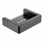 Cavallo Gun Metal Grey Square Soap Dish